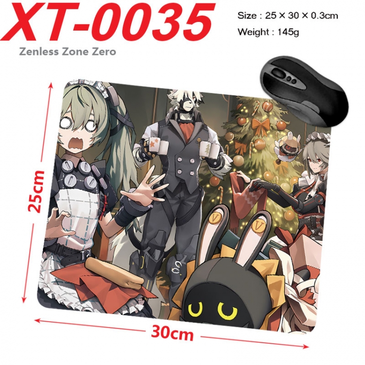 Zenless Zone Zero  Anime peripheral new lock edge mouse pad 25X30cm  xt-0035