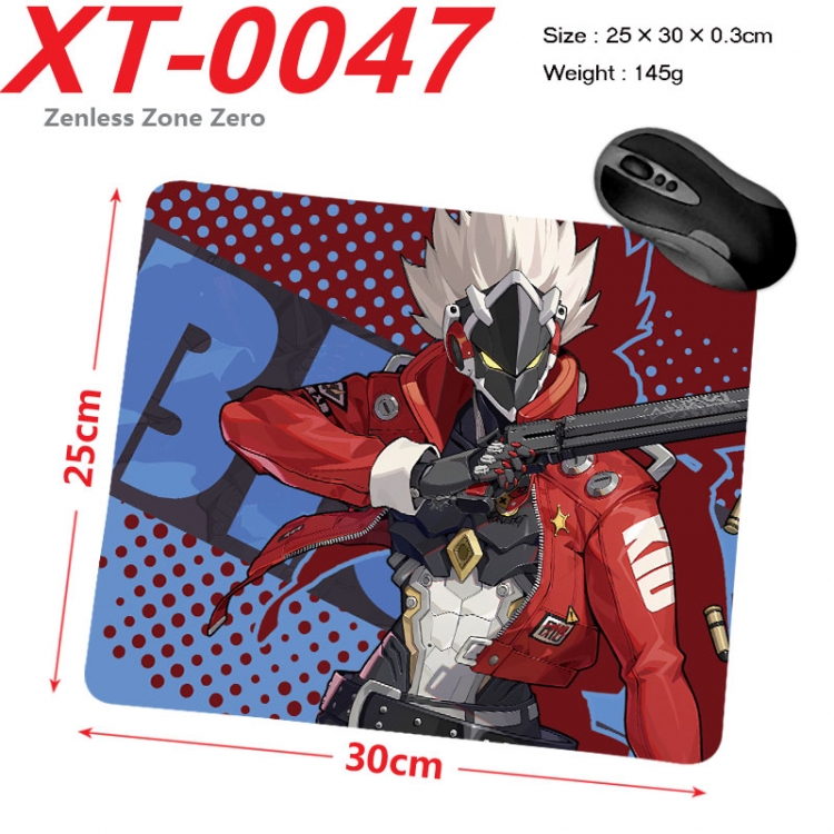 Zenless Zone Zero  Anime peripheral new lock edge mouse pad 25X30cm  xt-0047