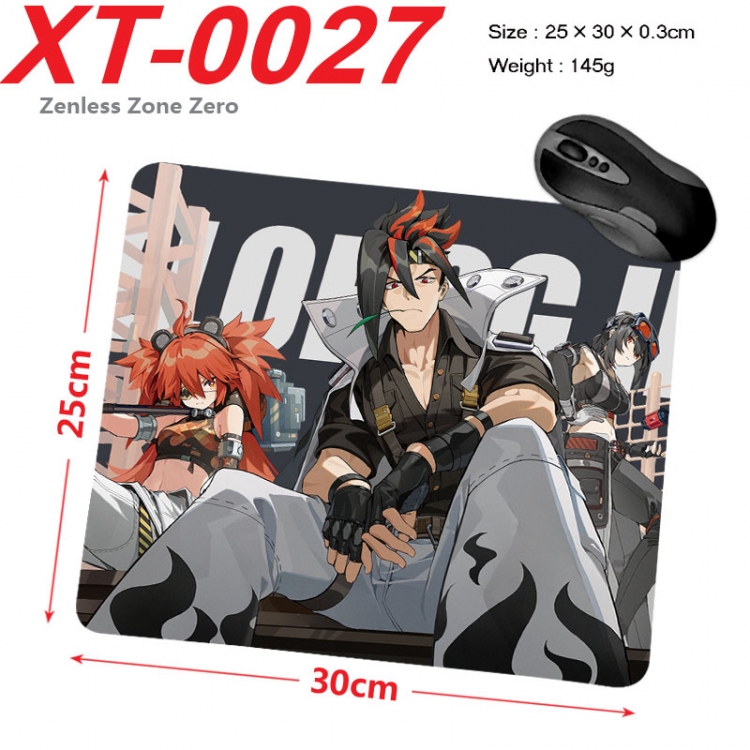 Zenless Zone Zero  Anime peripheral new lock edge mouse pad 25X30cm  xt-0027