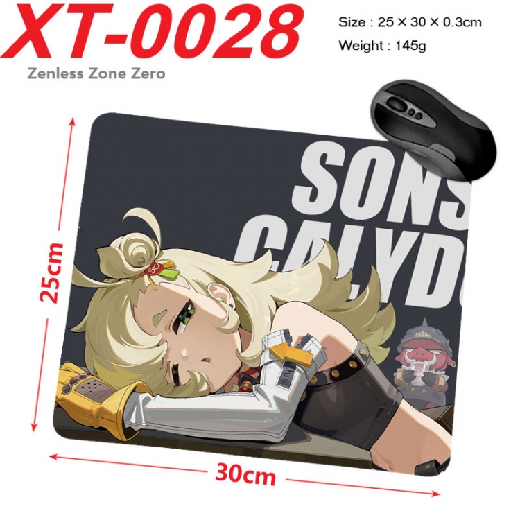 Zenless Zone Zero  Anime peripheral new lock edge mouse pad 25X30cm xt-0028