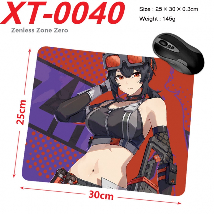 Zenless Zone Zero  Anime peripheral new lock edge mouse pad 25X30cm  xt-0040