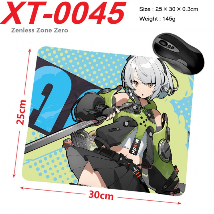 Zenless Zone Zero  Anime peripheral new lock edge mouse pad 25X30cm  xt-0045