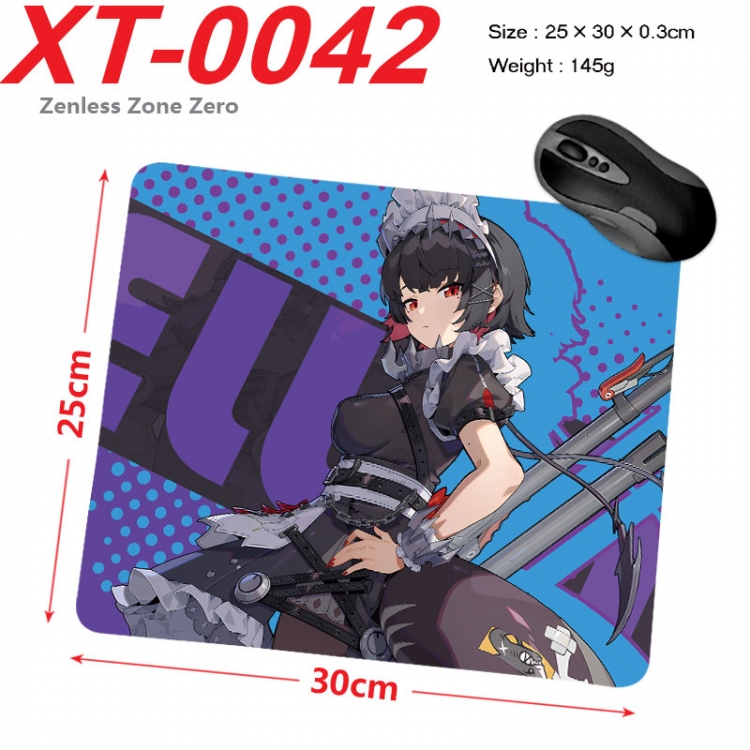 Zenless Zone Zero  Anime peripheral new lock edge mouse pad 25X30cm  xt-0042