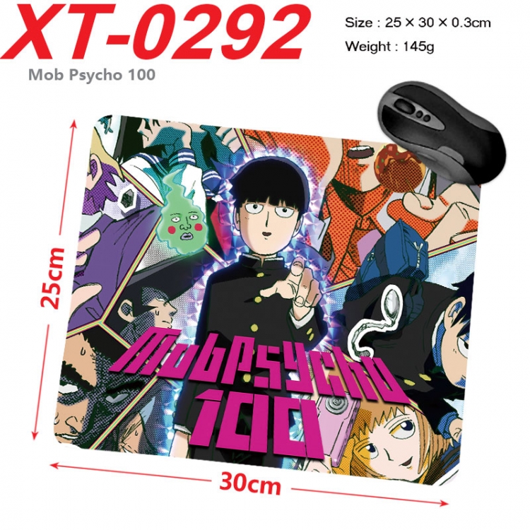 Mob Psycho 100 Anime peripheral new lock edge mouse pad 25X30cm  xt-0292