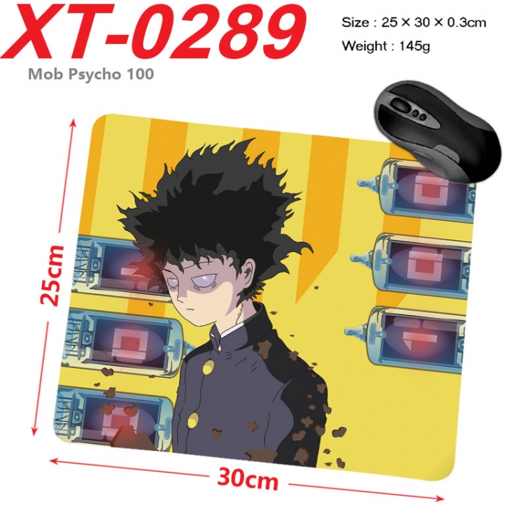 Mob Psycho 100 Anime peripheral new lock edge mouse pad 25X30cm  xt-0289