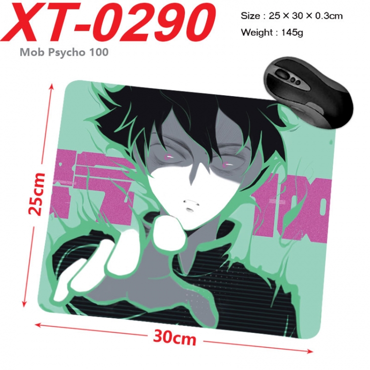 Mob Psycho 100 Anime peripheral new lock edge mouse pad 25X30cm  xt-0290