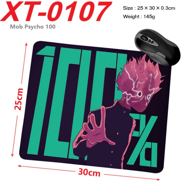 Mob Psycho 100 Anime peripheral new lock edge mouse pad 25X30cm  xt-0107