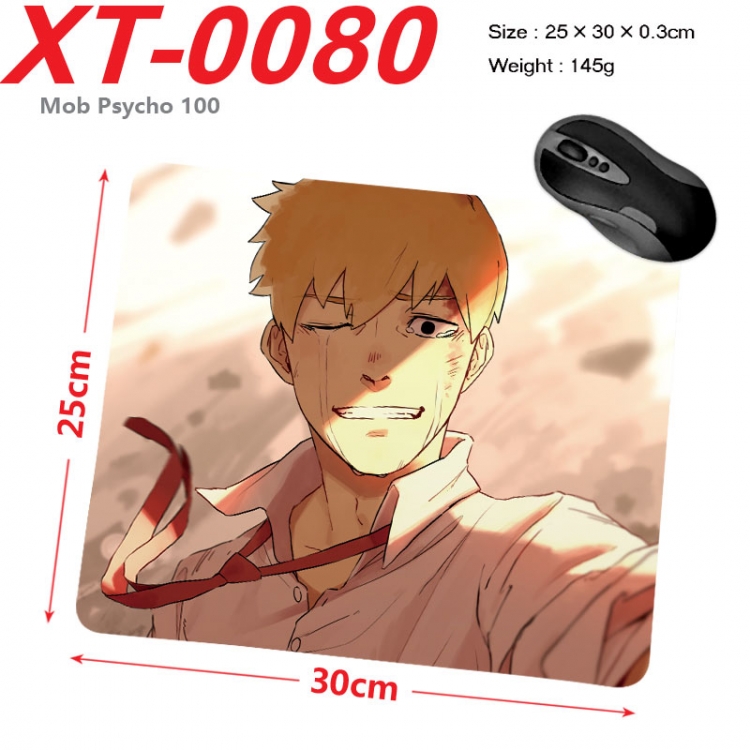 Mob Psycho 100 Anime peripheral new lock edge mouse pad 25X30cm  xt-0080