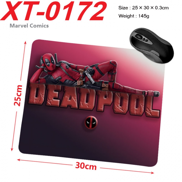 Marvel Anime peripheral new lock edge mouse pad 25X30cm  xt-0172