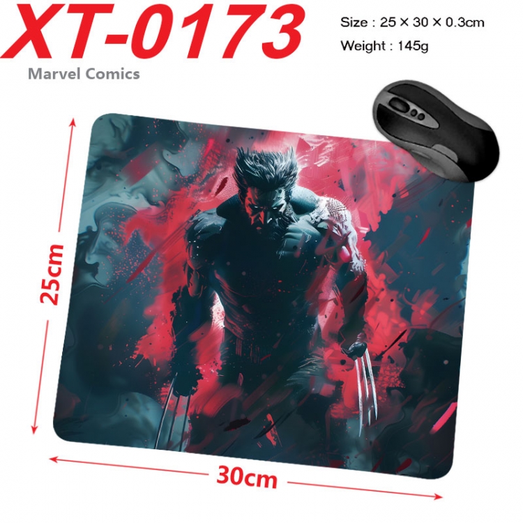 Marvel Anime peripheral new lock edge mouse pad 25X30cm xt-0173