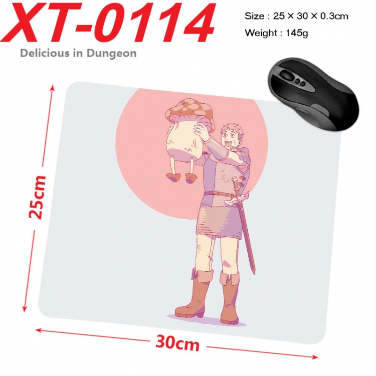 Delicious in Dungeon  Anime peripheral new lock edge mouse pad 25X30cm xt-0114