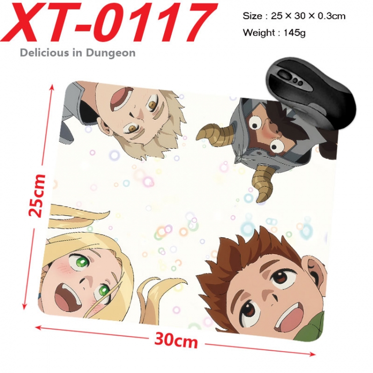 Delicious in Dungeon  Anime peripheral new lock edge mouse pad 25X30cm xt-0117