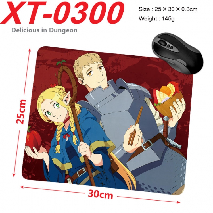 Delicious in Dungeon  Anime peripheral new lock edge mouse pad 25X30cm  xt-0300