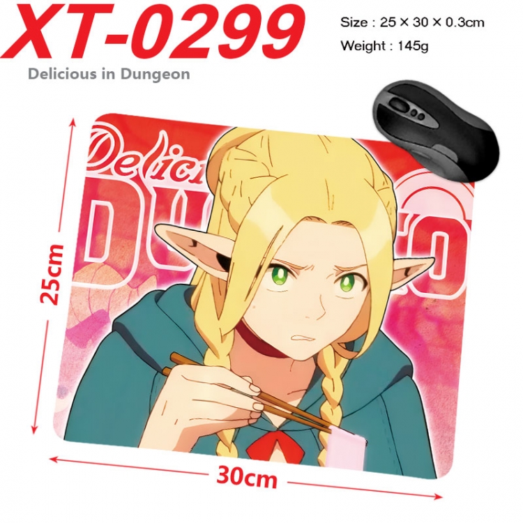 Delicious in Dungeon  Anime peripheral new lock edge mouse pad 25X30cm  xt-0299