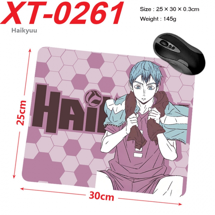 Haikyuu!! Anime peripheral new lock edge mouse pad 25X30cm  xt-0261