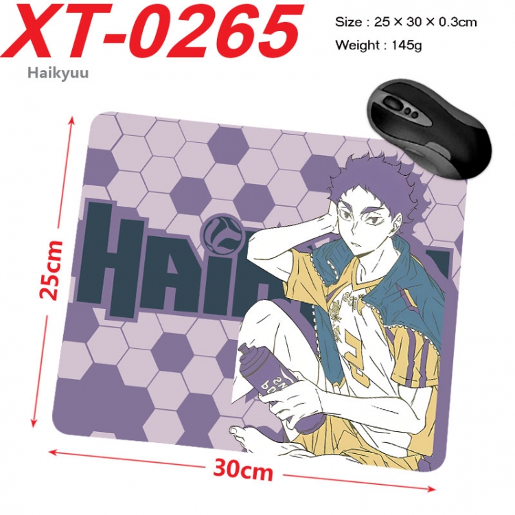 Haikyuu!! Anime peripheral new lock edge mouse pad 25X30cm  xt-0267