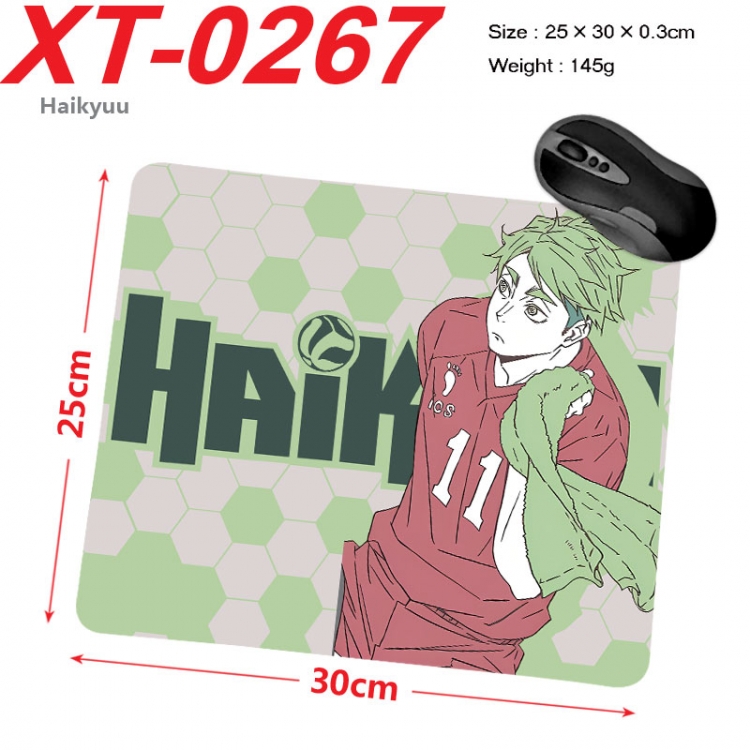 Haikyuu!! Anime peripheral new lock edge mouse pad 25X30cm  xt-0267