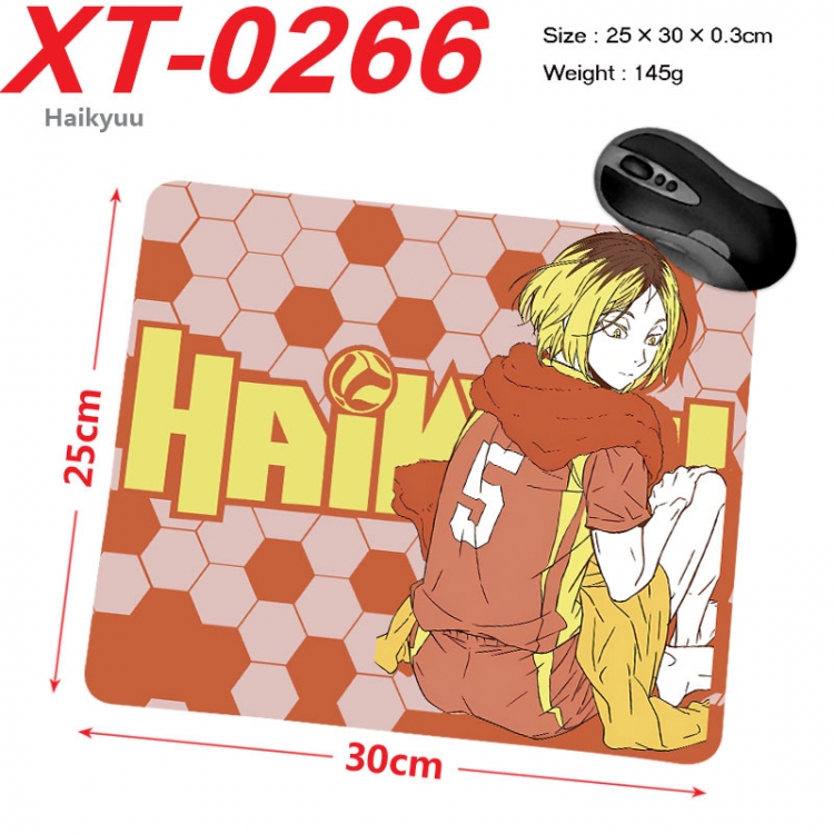 Haikyuu!! Anime peripheral new lock edge mouse pad 25X30cm  xt-0266