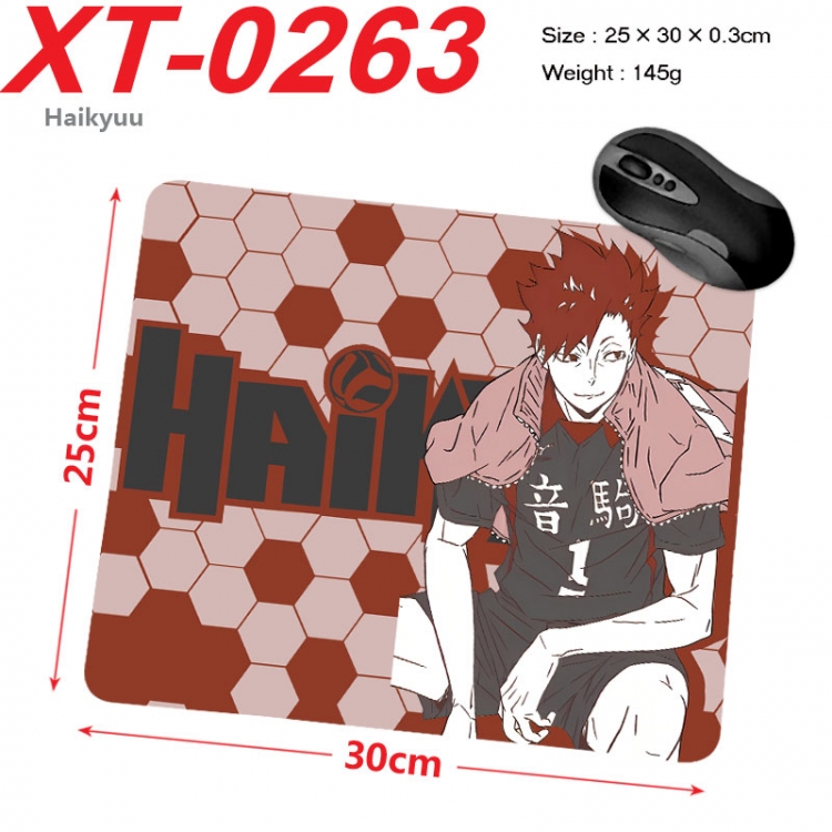 Haikyuu!! Anime peripheral new lock edge mouse pad 25X30cm  xt-0263