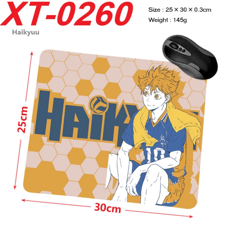 Haikyuu!! Anime peripheral new lock edge mouse pad 25X30cm xt-0260