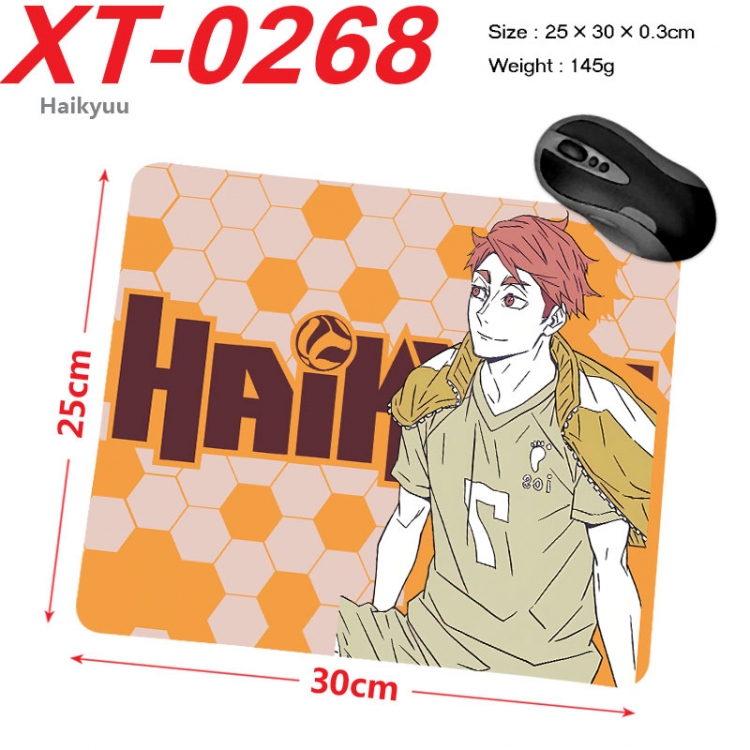 Haikyuu!! Anime peripheral new lock edge mouse pad 25X30cm  xt-0268