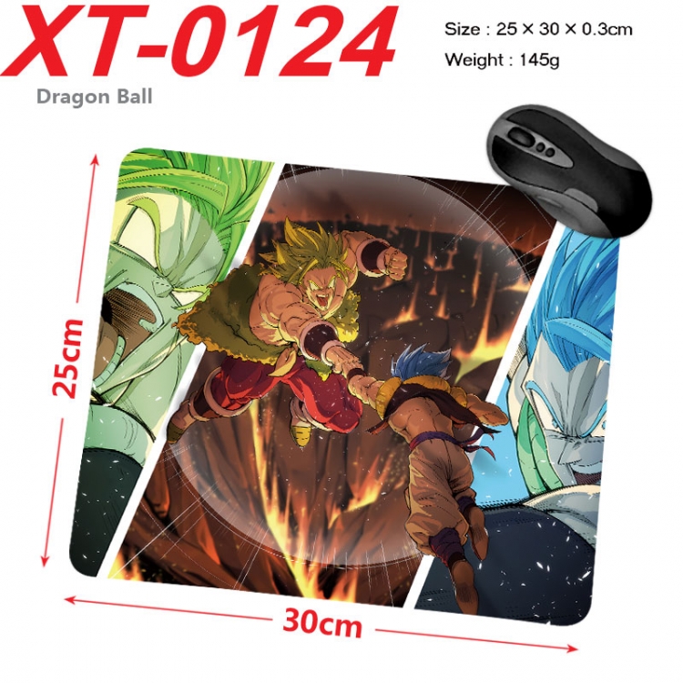 DRAGON BALL Anime peripheral new lock edge mouse pad 25X30cm xt-0124