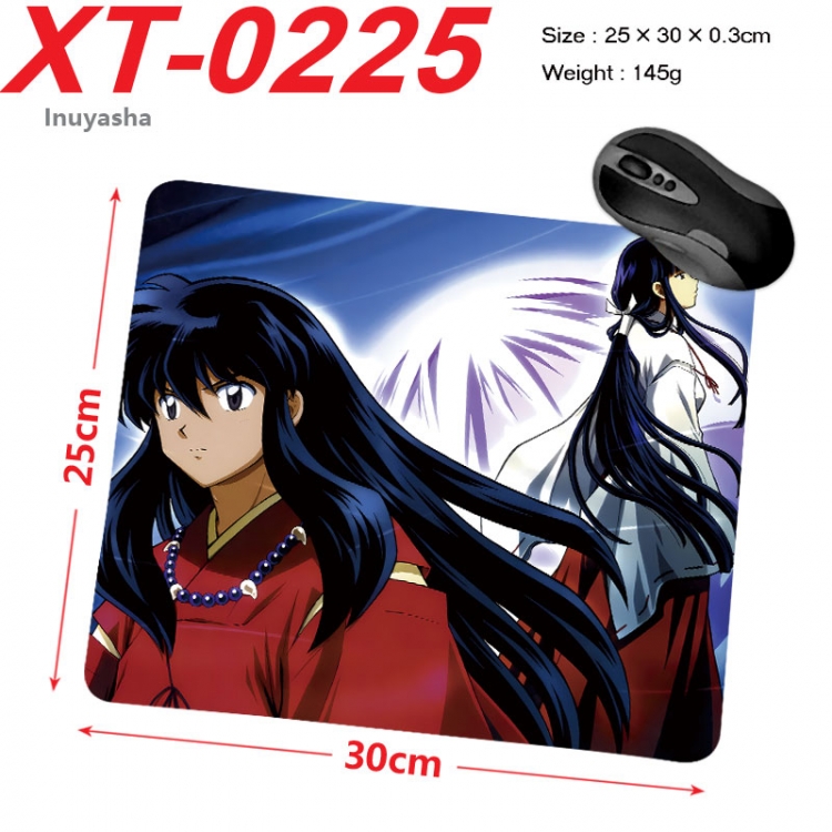 Inuyasha Anime peripheral new lock edge mouse pad 25X30cm  xt-0225