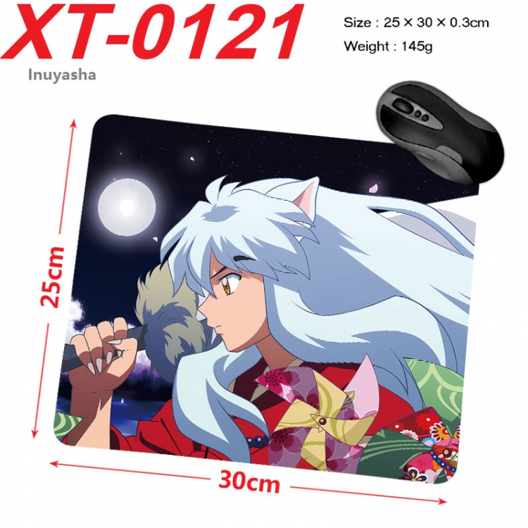 Inuyasha Anime peripheral new lock edge mouse pad 25X30cm  xt-0121