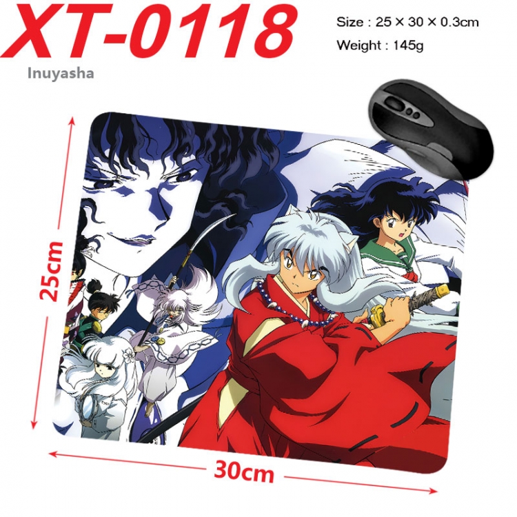 Inuyasha Anime peripheral new lock edge mouse pad 25X30cm  xt-0118