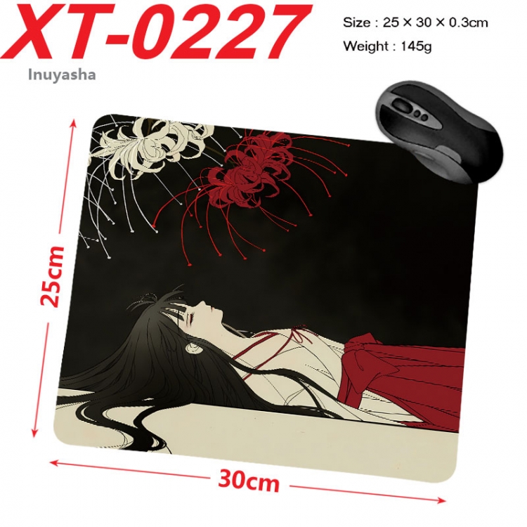 Inuyasha Anime peripheral new lock edge mouse pad 25X30cm  xt-0227