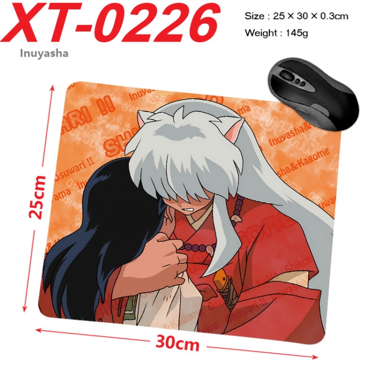 Inuyasha Anime peripheral new lock edge mouse pad 25X30cm  xt-0226