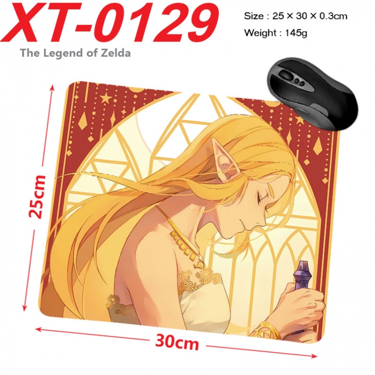 The Legend of Zelda Anime peripheral new lock edge mouse pad 25X30cm  xt-0129