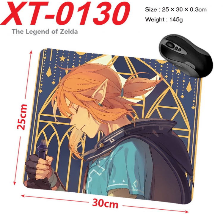 The Legend of Zelda Anime peripheral new lock edge mouse pad 25X30cm  xt-0130