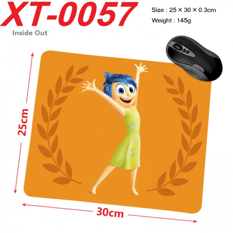 Inside Out Anime peripheral new lock edge mouse pad 25X30cm xt-0057