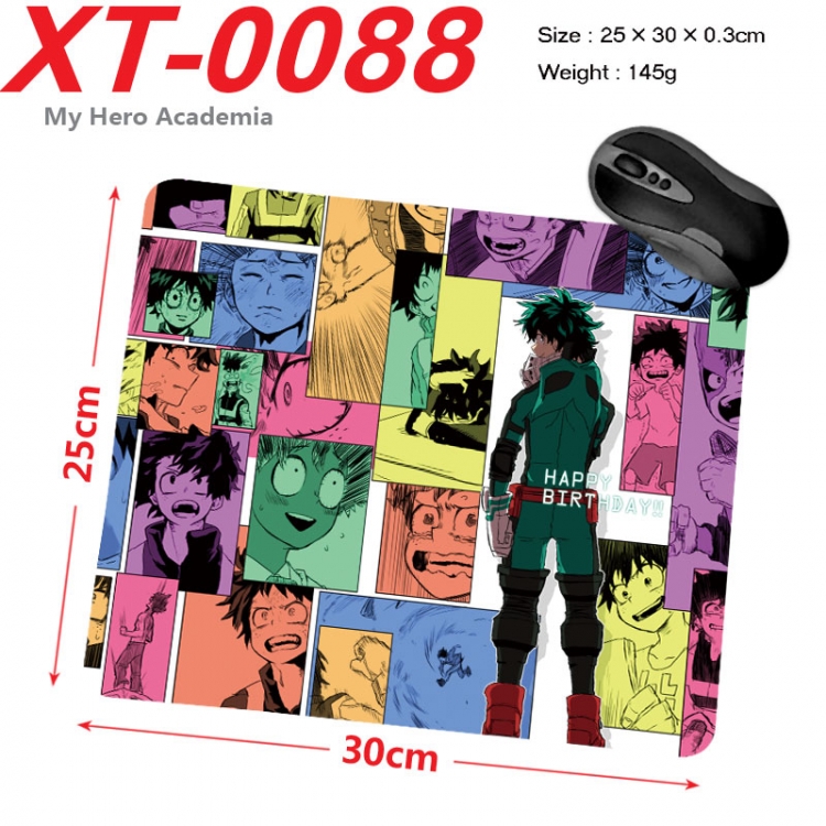 My Hero Academia  Anime peripheral new lock edge mouse pad 25X30cm xt-0088