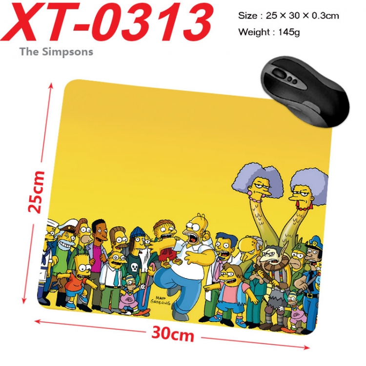 The Simpsons  Anime peripheral new lock edge mouse pad 25X30cm  xt-0313