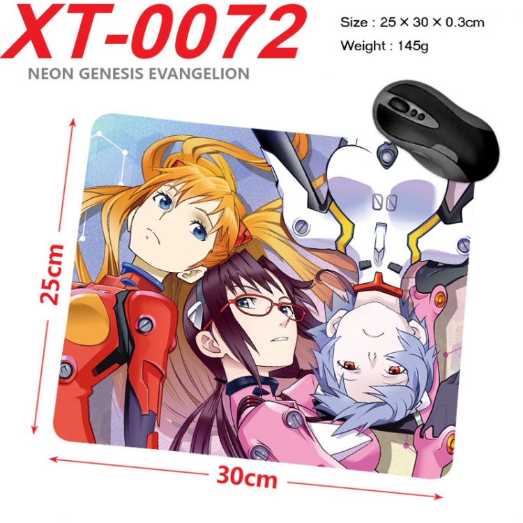 EVA  Anime peripheral new lock edge mouse pad 25X30cm  xt-0072