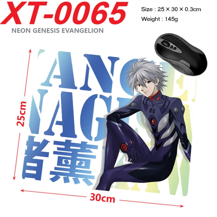 EVA  Anime peripheral new lock edge mouse pad 25X30cm xt-0065