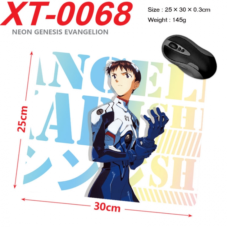 EVA  Anime peripheral new lock edge mouse pad 25X30cm  xt-0068