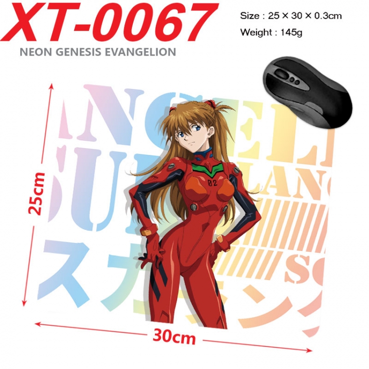 EVA  Anime peripheral new lock edge mouse pad 25X30cm  xt-0067