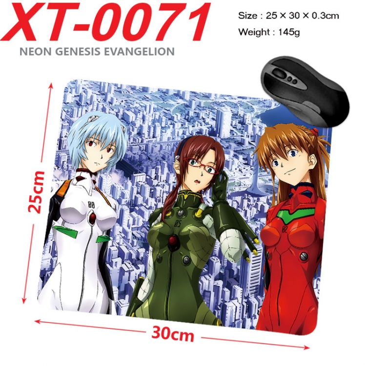 EVA  Anime peripheral new lock edge mouse pad 25X30cm  xt-0071