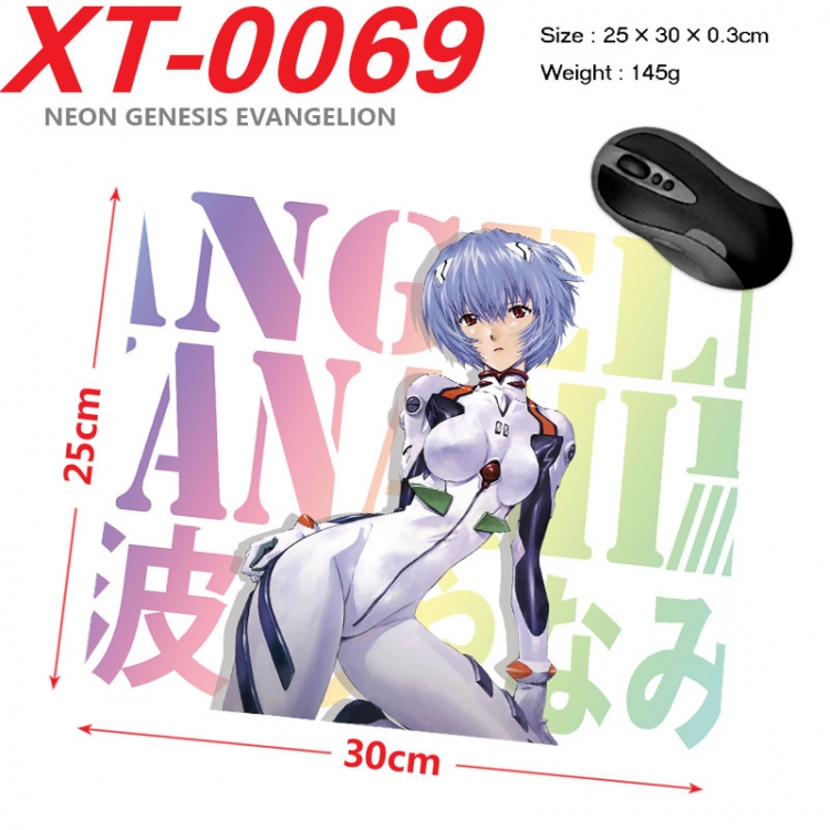 EVA  Anime peripheral new lock edge mouse pad 25X30cm  xt-0069