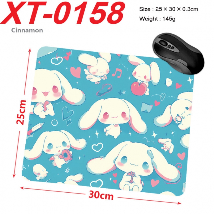 Cinnamoroll Anime peripheral new lock edge mouse pad 25X30cm