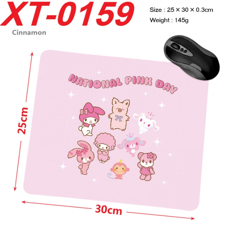 Cinnamoroll Anime peripheral new lock edge mouse pad 25X30cm