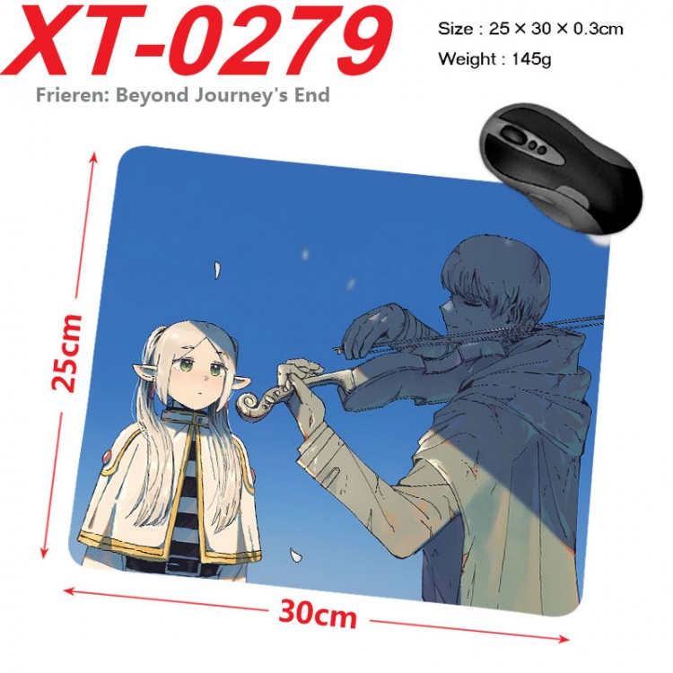 Frieren: Beyond Journey's Anime peripheral new lock edge mouse pad 25X30cm  xt-0279