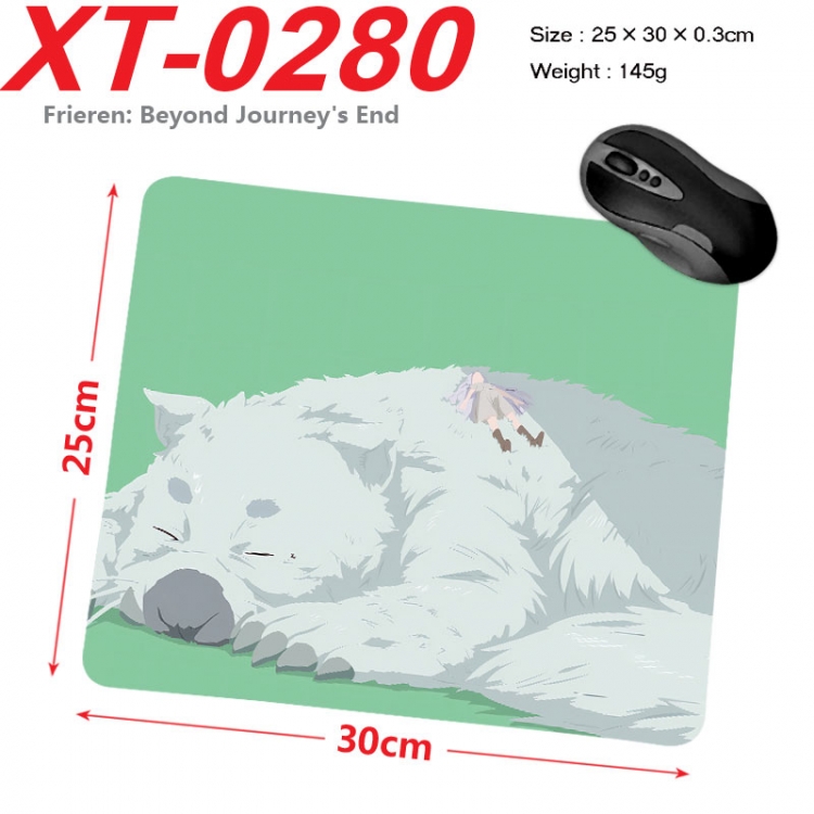 Frieren: Beyond Journey's Anime peripheral new lock edge mouse pad 25X30cm  xt-0280