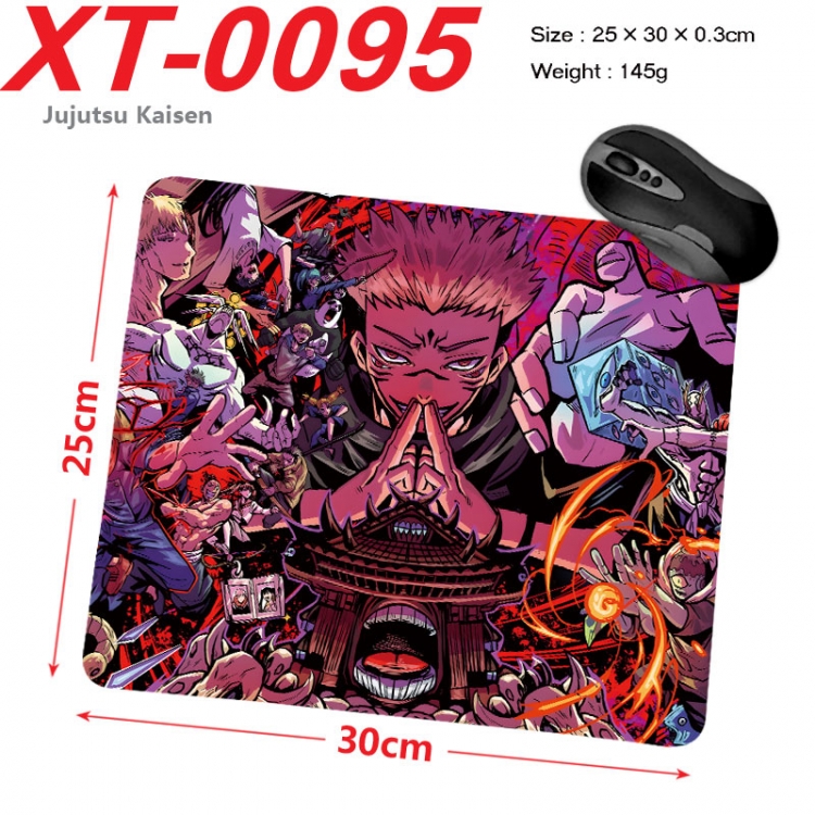 Jujutsu Kaisen Anime peripheral new lock edge mouse pad 25X30cm  xt-0095