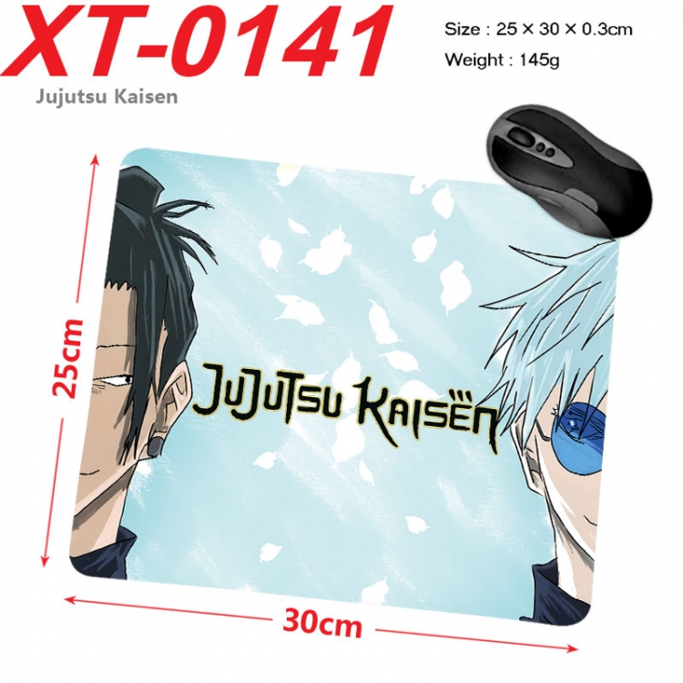 Jujutsu Kaisen Anime peripheral new lock edge mouse pad 25X30cm  xt-0141