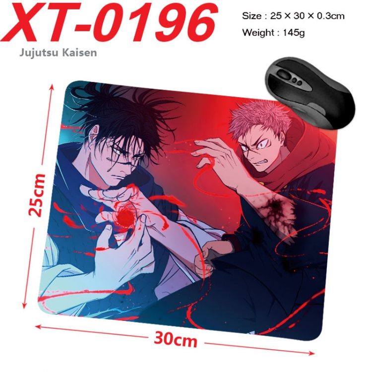 Jujutsu Kaisen Anime peripheral new lock edge mouse pad 25X30cm  xt-0196