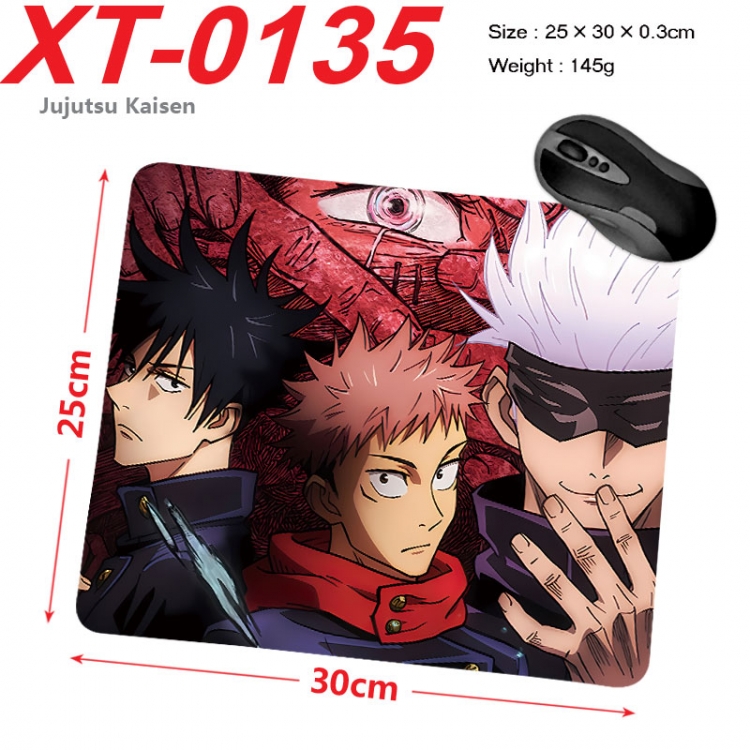 Jujutsu Kaisen Anime peripheral new lock edge mouse pad 25X30cm  xt-0135